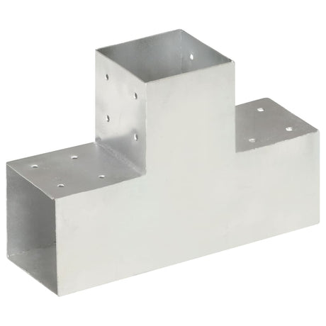 Vidaxl poteau de connexion forme T 101x101 mm métal galvanisé