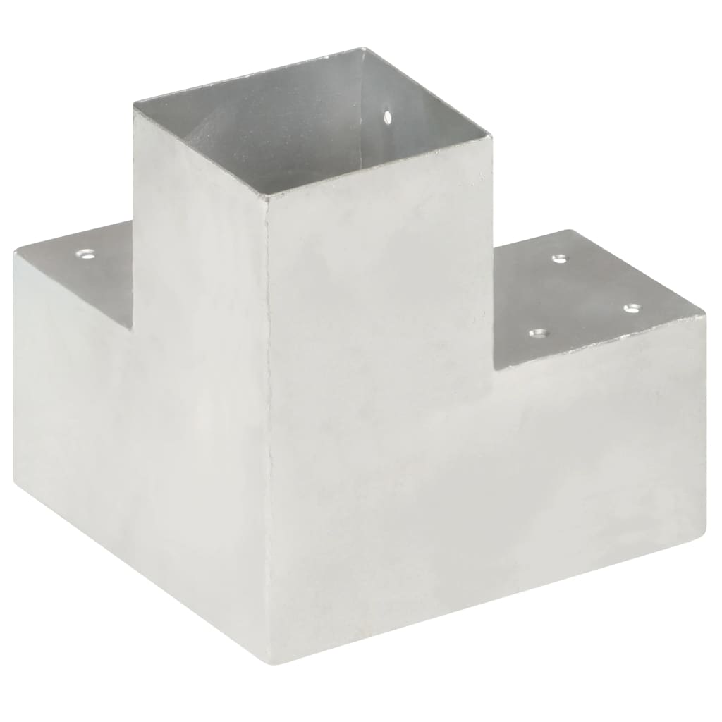 Vidaxx poteau de connexion en forme de Y 101x101 mm métal galvanisé