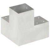 Vidaxx poteau de connexion en forme de Y 101x101 mm métal galvanisé