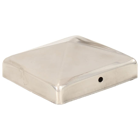 Vidaxx capuchons de poteau 6 pcs pyramide 91x91 mm acier inoxydable