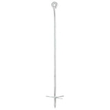 Vidaxl Ground ancrages 6 pcs 10x60 cm métal galvanisé
