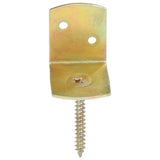 Panneaux de panneau Vidaxl Hek 4 PCS Métal Galvanisé en L