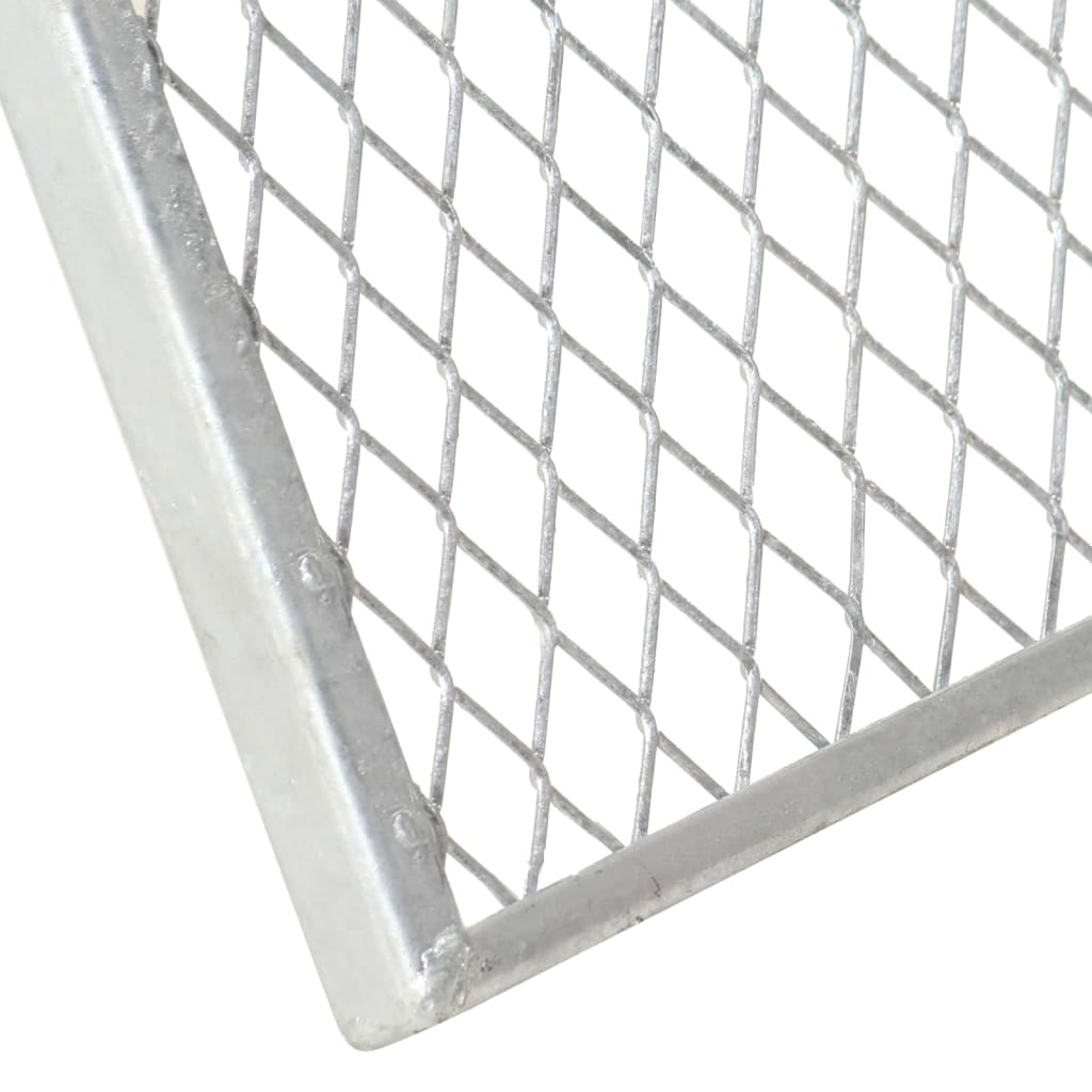 VidaXL Garden sieve galvanized steel