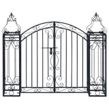 Vidaxl Port Decorative 122x20.5x100 cm fer forgé
