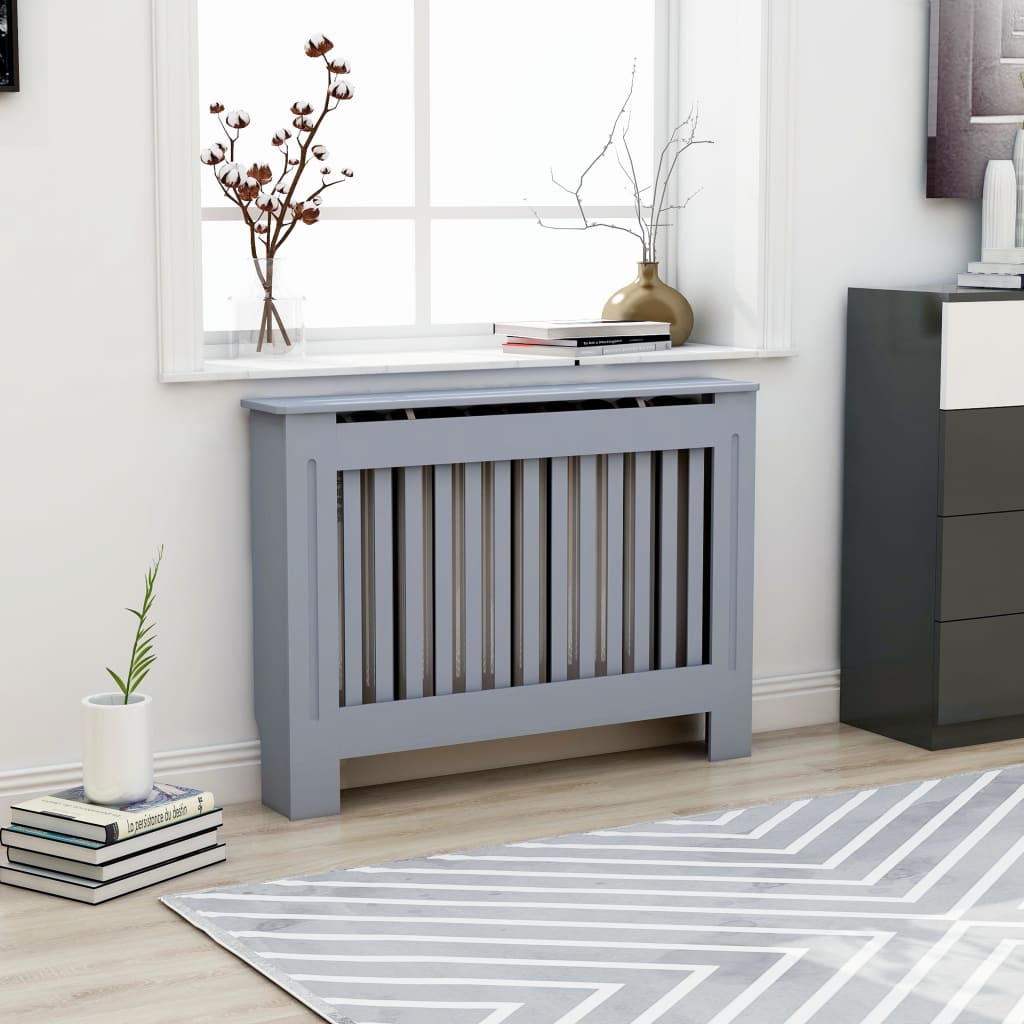 Vidaxl Radiatorom construction 112x19x81.5 cm MDF Anthracite