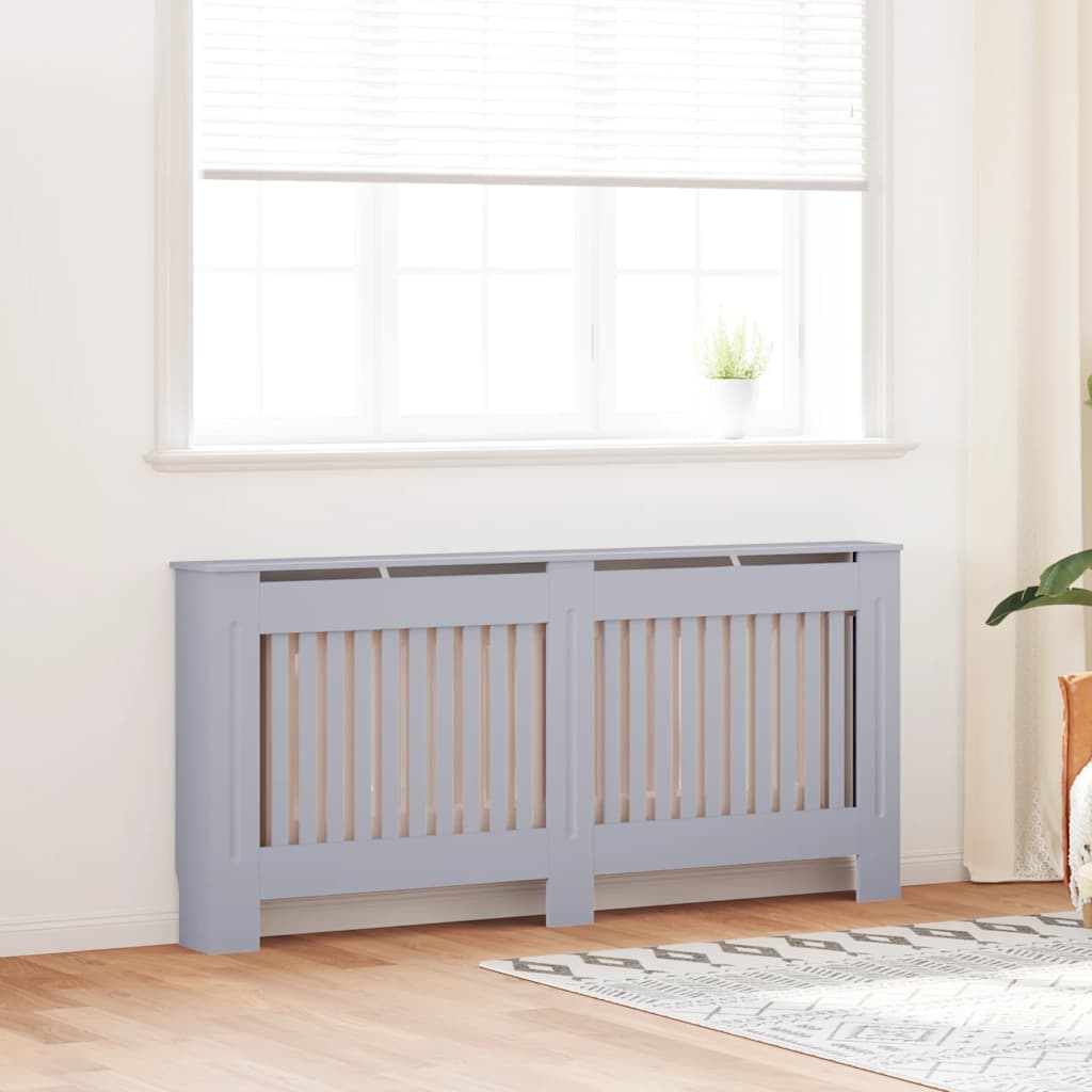 Construction de radiatorom vidaxl 172x19x81,5 cm anthracite MDF