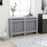 VIDAXL -Radiatorkonstruktion 152x19x81.5 cm MDF -Anthrazit