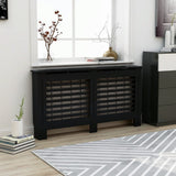 Vidaxl Radiatorom Construction 152x19x81.5 cm MDF nero