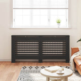 Construction de radiatorom vidaxl 172x19x81,5 cm mdf noir