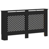 Construction de radiatorom vidaxl 152x19x81,5 cm mdf noir