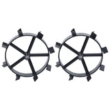Vidaxl wielen voor 6,5 pk benzinefrees 2 st metaal