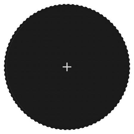 Mat de printemps Vidaxl pour 15 pieds 4,57 m TaX de trampoline ronde noir