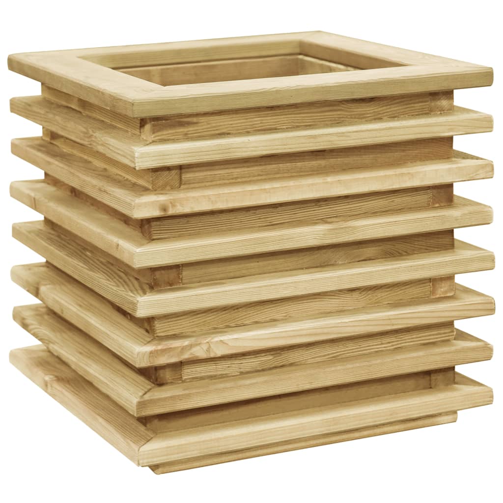 Vidaxl Planter hevet 50x50x40 cm impregnert furu