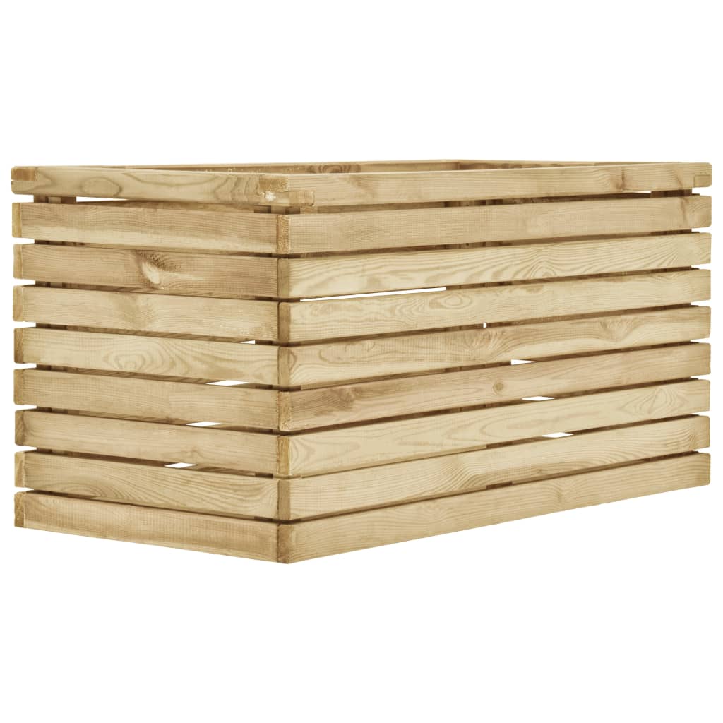 Vidaxl Planter huet 100x50X50 cm imprägnéiert Pine