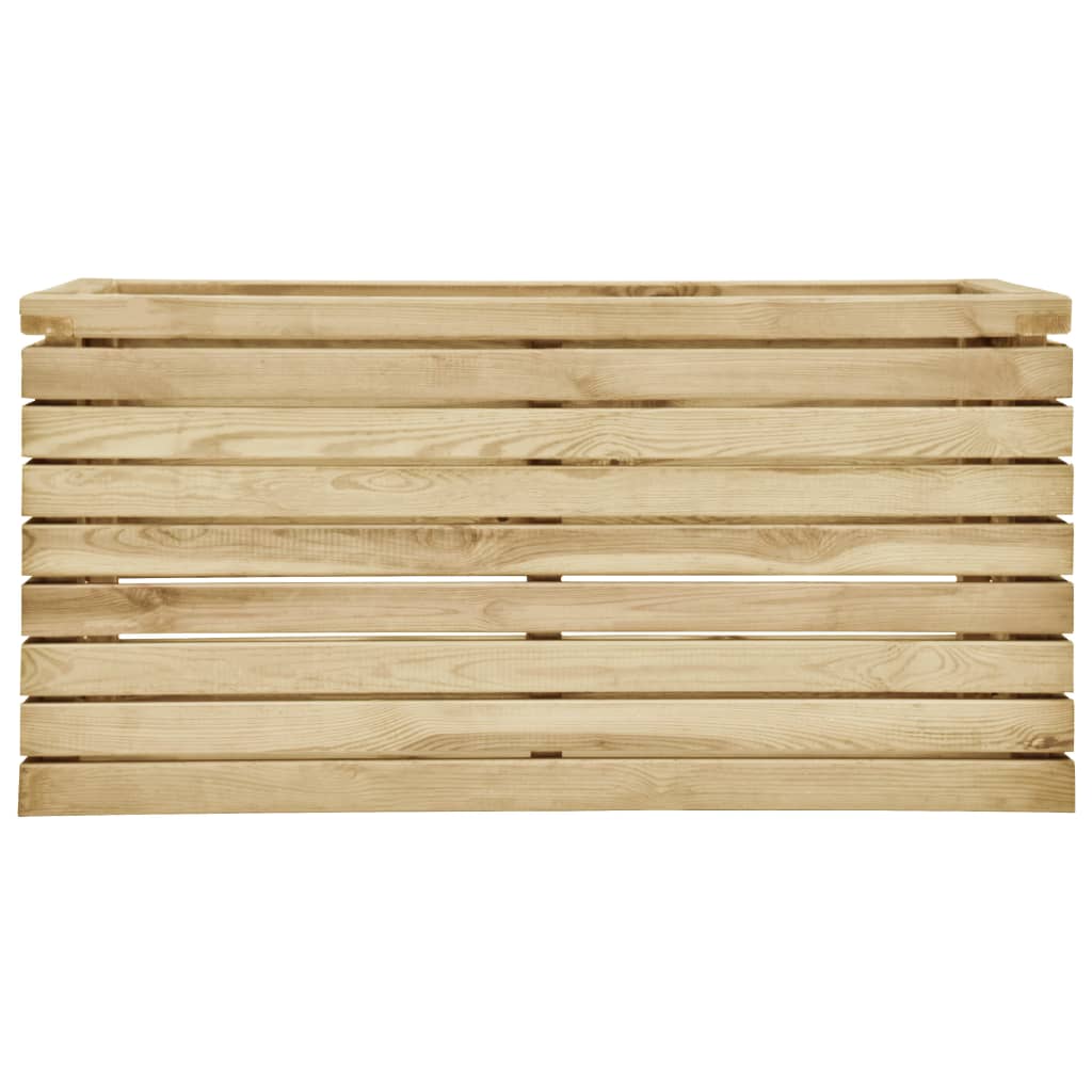 Vidaxl Planter huet 100x50X50 cm imprägnéiert Pine