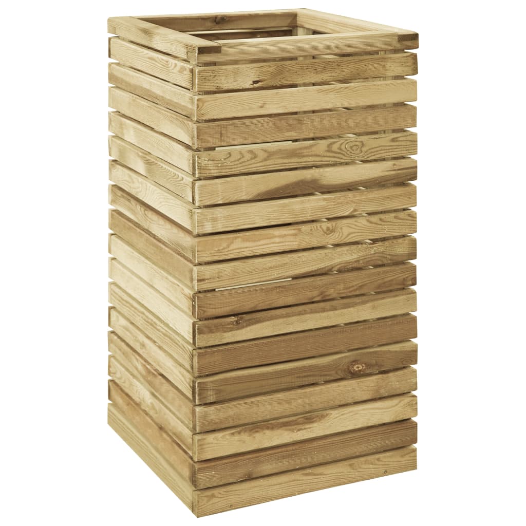 Vidaxl Planter raised 50x50x100 cm impregnated pine wood