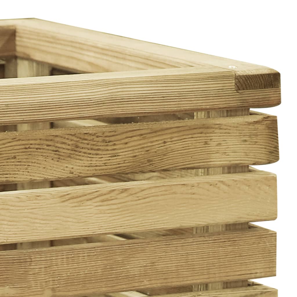 Vidaxl Planter raised 50x50x100 cm impregnated pine wood