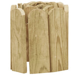 Vidaxl Gazonrand 120 cm impregnert Pine Wood Green