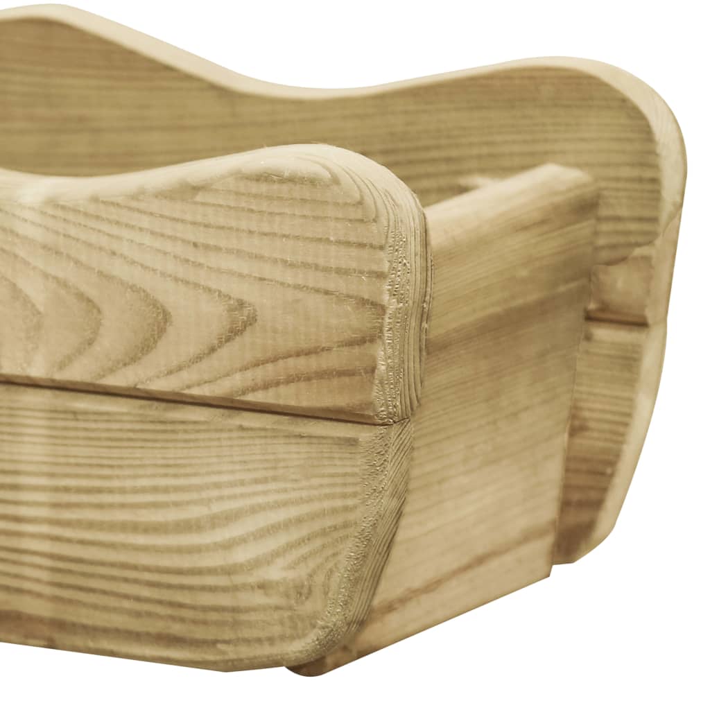 Vidaxl Planter huet 50x18x18 cm imprägnéiert Pine