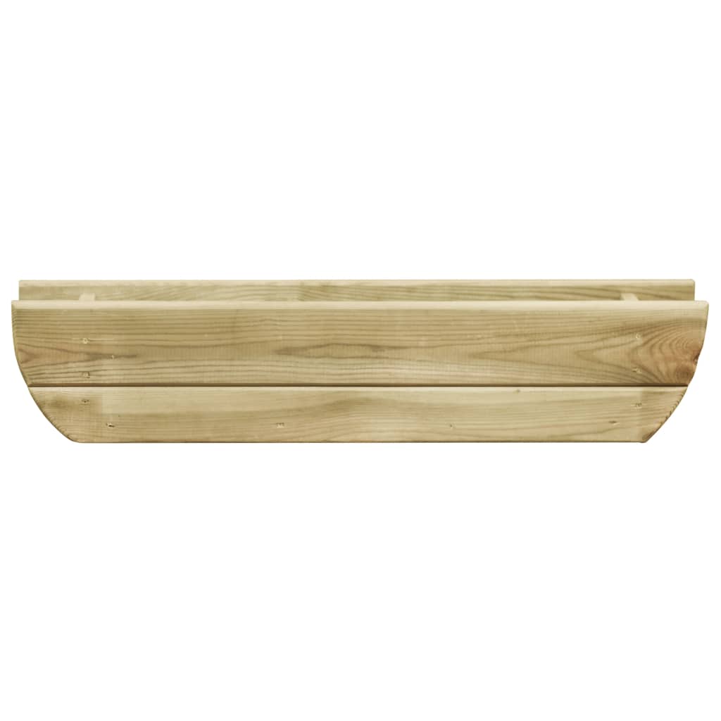 VidaXL Planter raised 80x16x16 cm impregnated pine wood