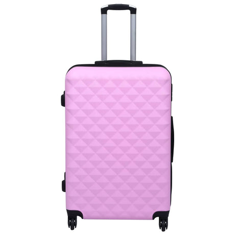 Vidaxl en 3 parties à bagages durs Abs Pink