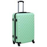 Vidaxl en 3 parties à bagages durs colorés à la menthe