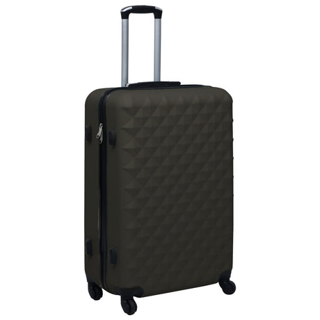 Vidaxl en 3 parties bagages durs ensembles Abshracite