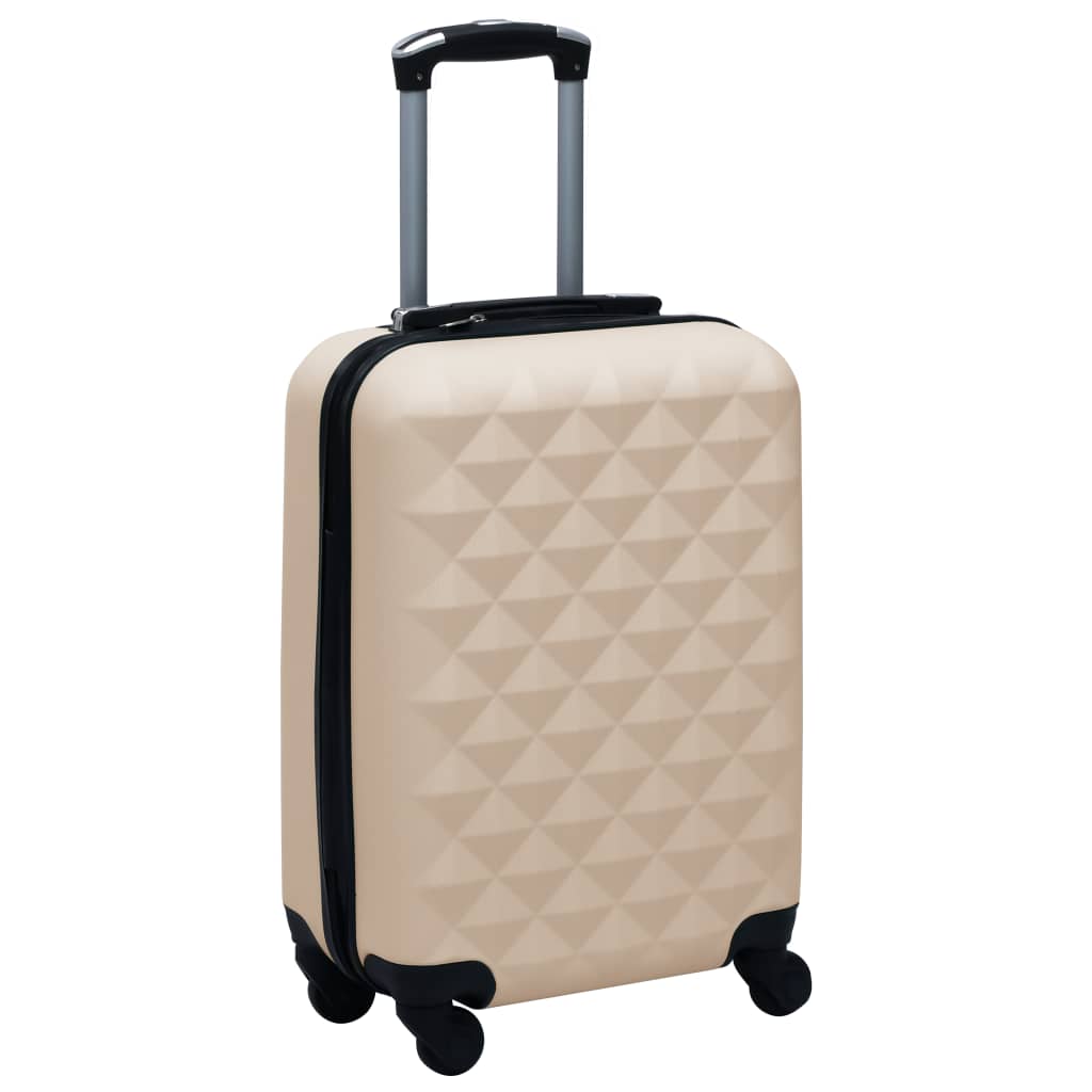 Vidaxl hard suitcase golden