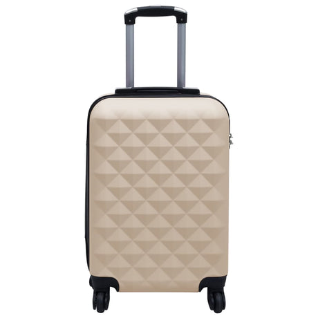 Vidaxl Hard Suitcase ABS Gold colored
