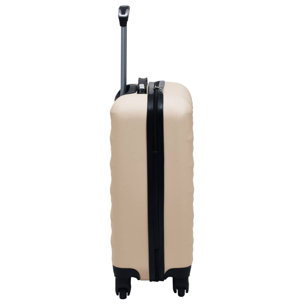 Vidaxl Hard Suitcase ABS Gold colored