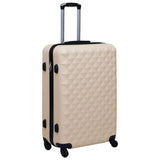 Vidaxl Hard Suitcase Golden