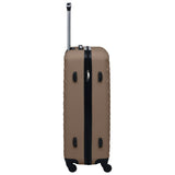 Vidaxl hard suitcase brown