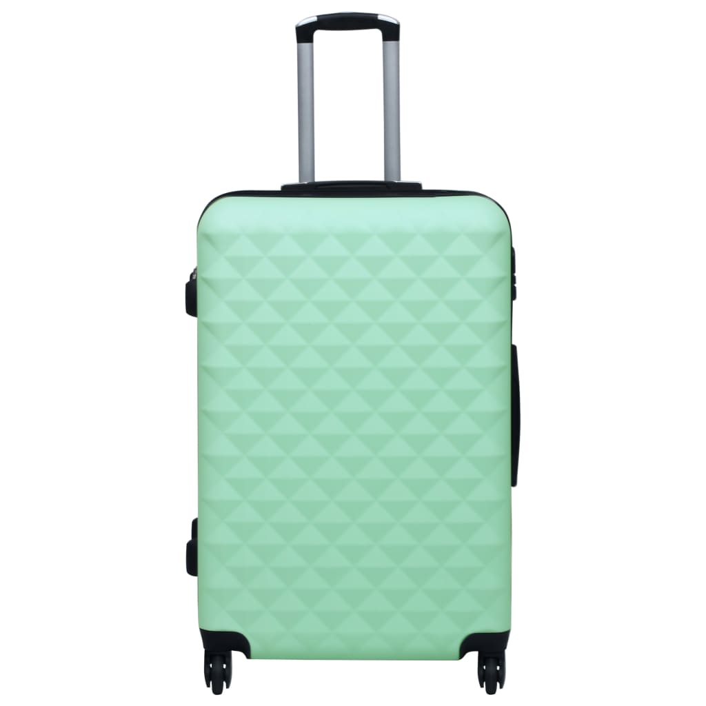 Vidaxl 2-piece hard luggage set mint colored