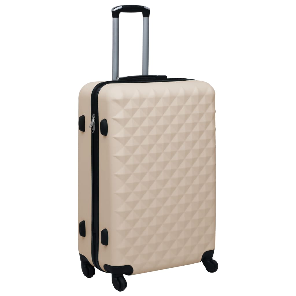 Vidaxl Ensemble de bagages durs en 2 parties ABS Gold colorés