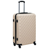 Vidaxl Ensemble de bagages durs en 2 parties ABS Gold colorés