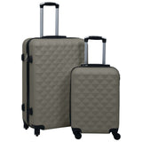 Vidaxl en 2 parties bagages durs set abshracite Anthracite
