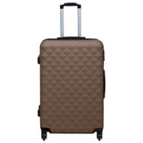 Vidaxl Ensemble de bagages durs en 2 parties Abs Brown