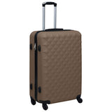 Vidaxl Ensemble de bagages durs en 2 parties Abs Brown