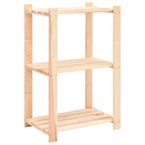 Vidaxl Storage Racks 3-lags 10 PCS 60x38x90 cm Pine tre 150 kg