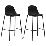 Vidaxl 3-delige barset stof zwart