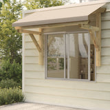 Vidaxl Door Canopy 200x100x100 cm Solid fyrretræ