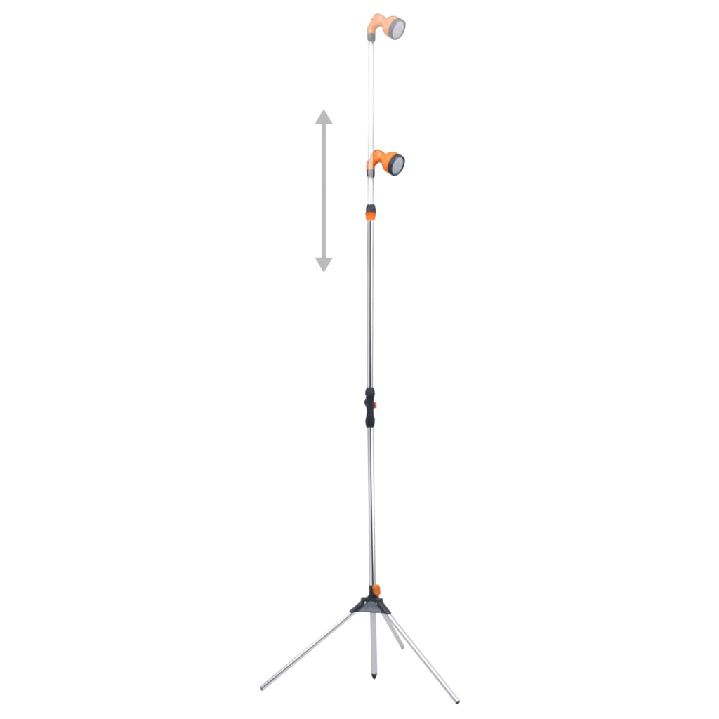 Vidaxl utomhusdusch med stativ 221 cm aluminium