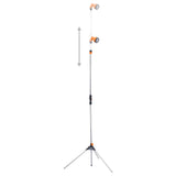 Vidaxl utomhusdusch med stativ 221 cm aluminium