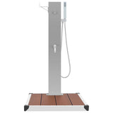 Douche extérieure Vidaxx avec receveur en acier inoxydable HKC
