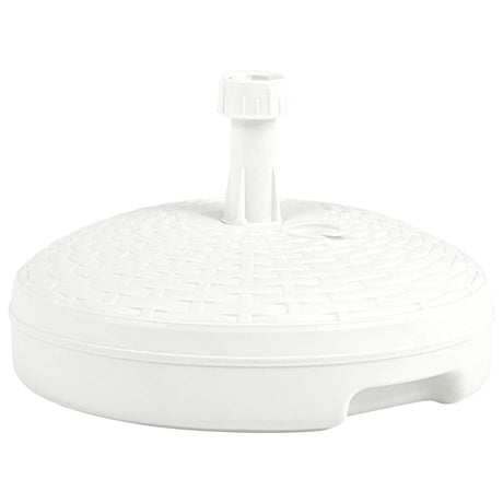 Vidaxl Parasol Foot rempli d'eau de sable 20 l Roard en plastique blanc