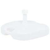 Vidaxl Parasol Foot rempli d'eau de sable 16 l Plastique blanc
