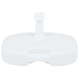 Vidaxl Parasol Foot rempli d'eau de sable 16 l Plastique blanc