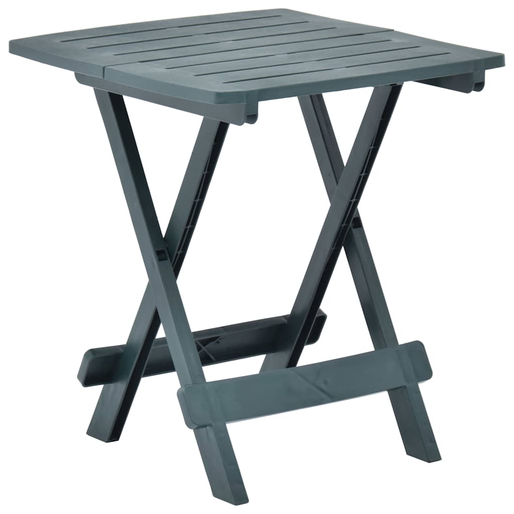 Vidaxl tuintafel inklapbaar 45x43x50 cm kunststof groen
