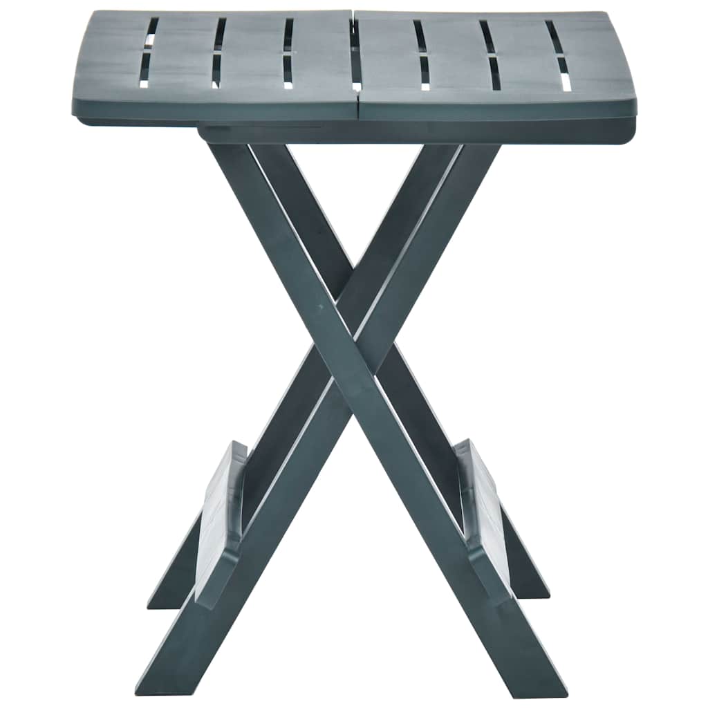 Vidaxl tuintafel inklapbaar 45x43x50 cm kunststof groen
