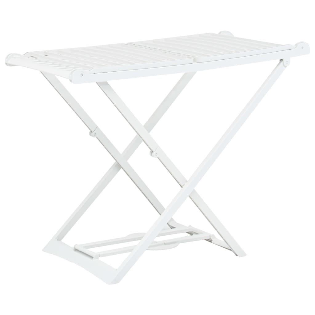 VidaXL Draogkkin Foldable Plastic White